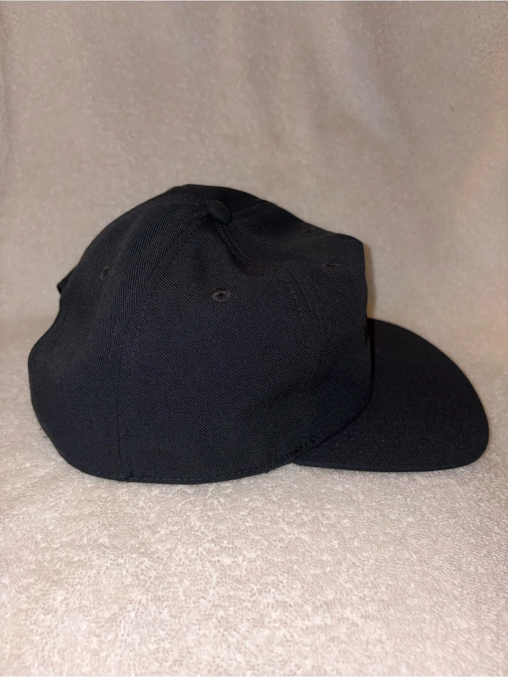 Nike Air Jordan Pro Cap Unstructured Flat Bill Hat Triple Black Size M/L NWOT